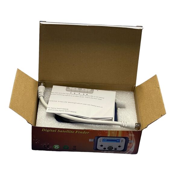 Blue Gray LCD Graphics Display Compass Digital Satellite Signal Finder Meter - Picture 3 of 7